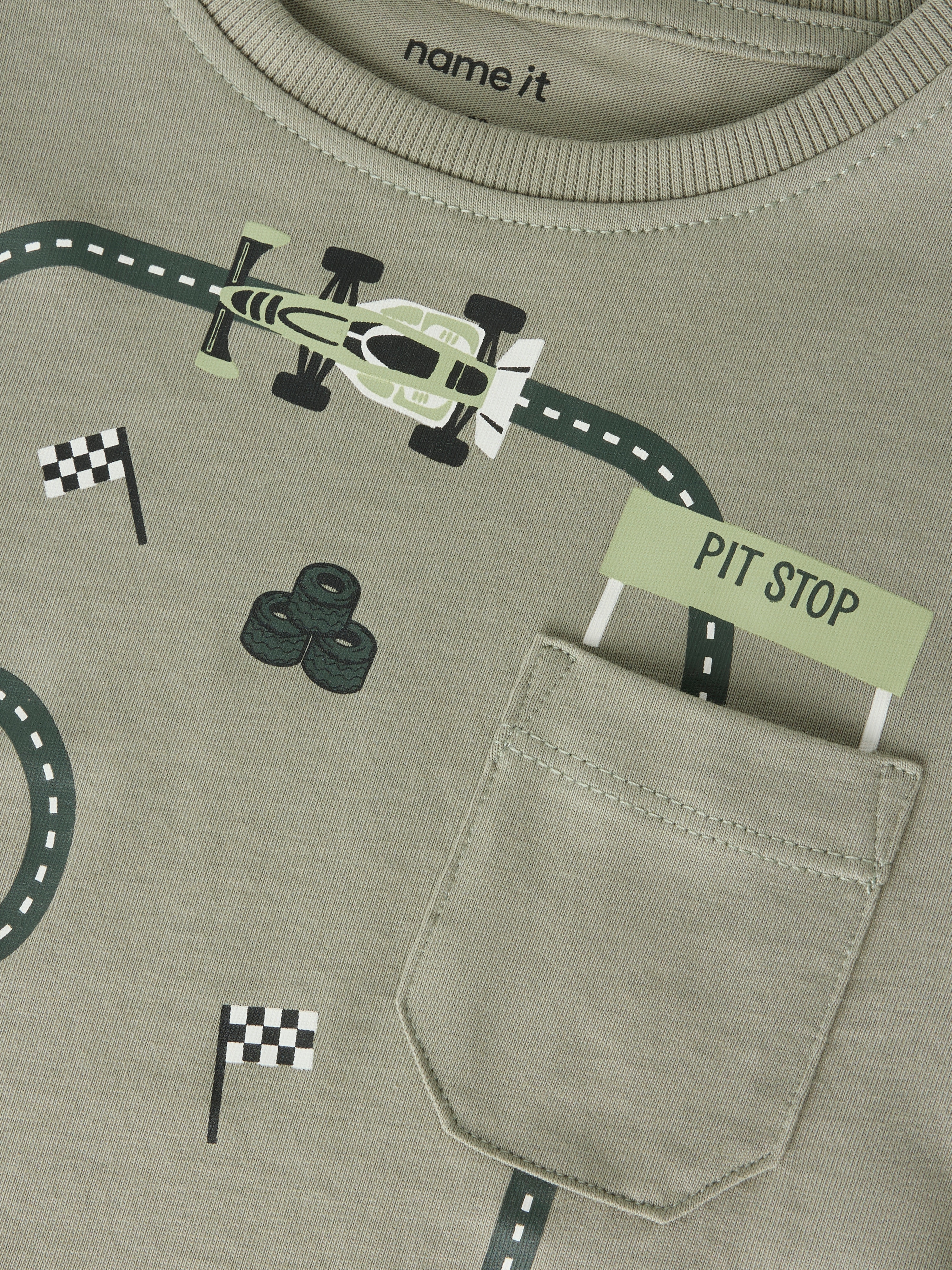 Camisola com manga comprida name it Verde-3