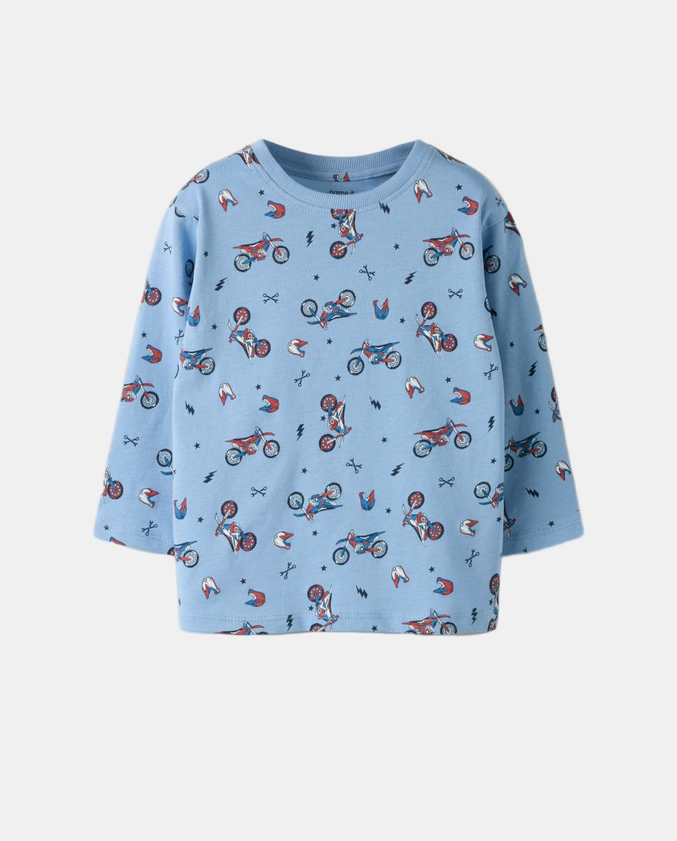 Camiseta de manga larga - name it - Azul Azul-1
