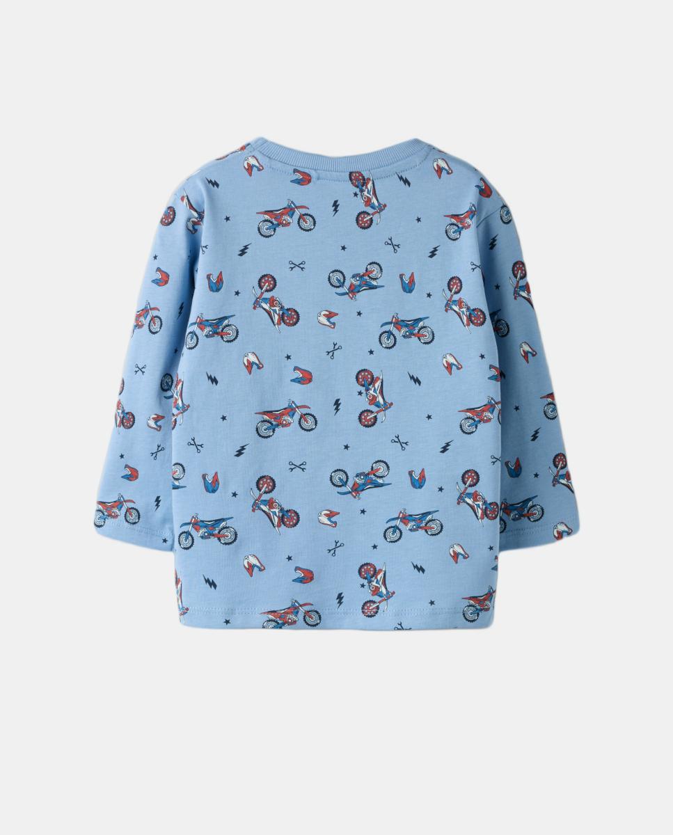 Camiseta de manga larga - name it - Azul Azul-2