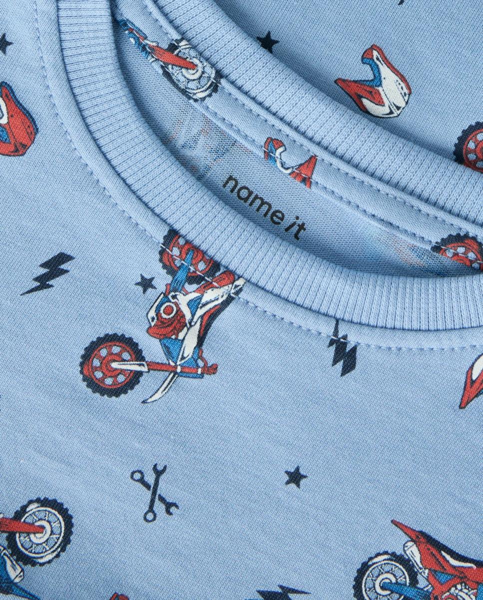 Camiseta de manga larga - name it - Azul Azul-3