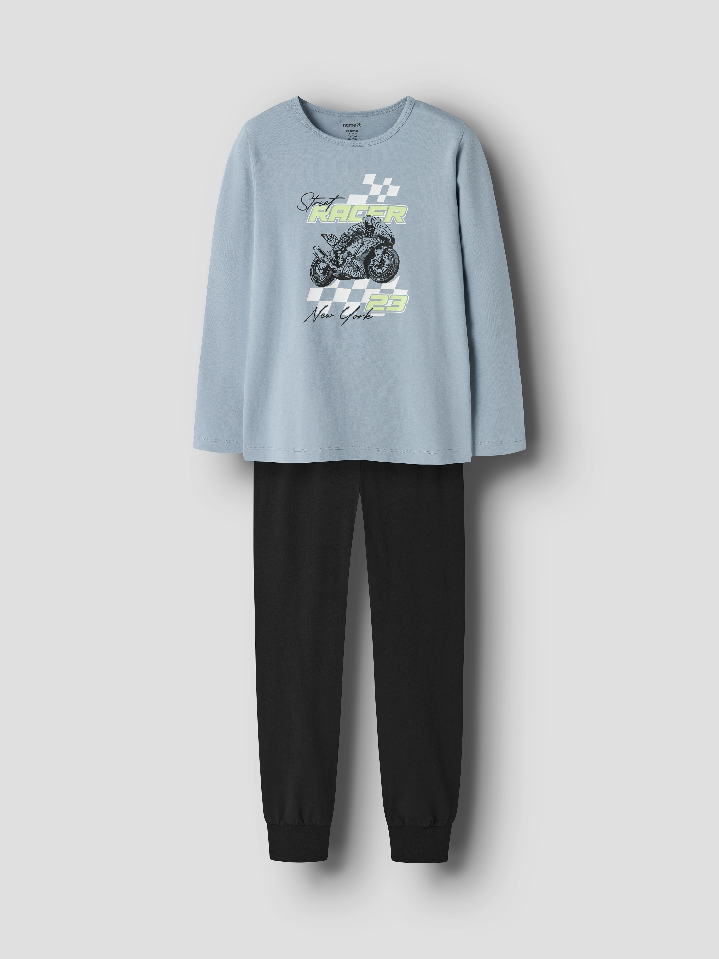 Pijama de niño Azul-4