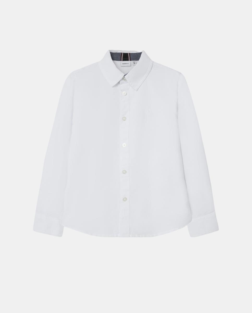 Camisa de niño en azul - name it - Blanco Blanco-3