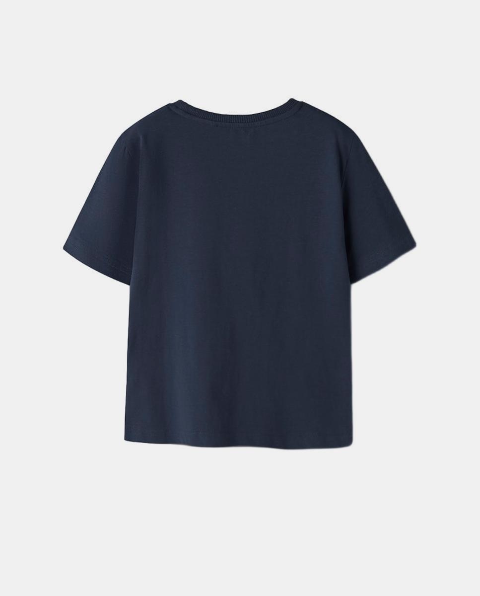 T-shirt com manga curta name it Azul-marinho-2