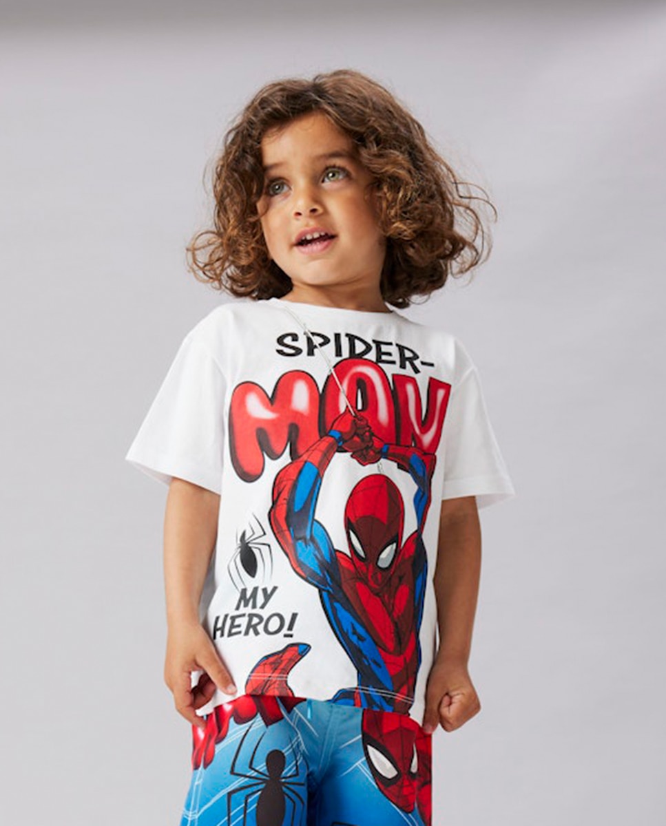 T-shirt Homem-Aranha de Criança name it Branco-2