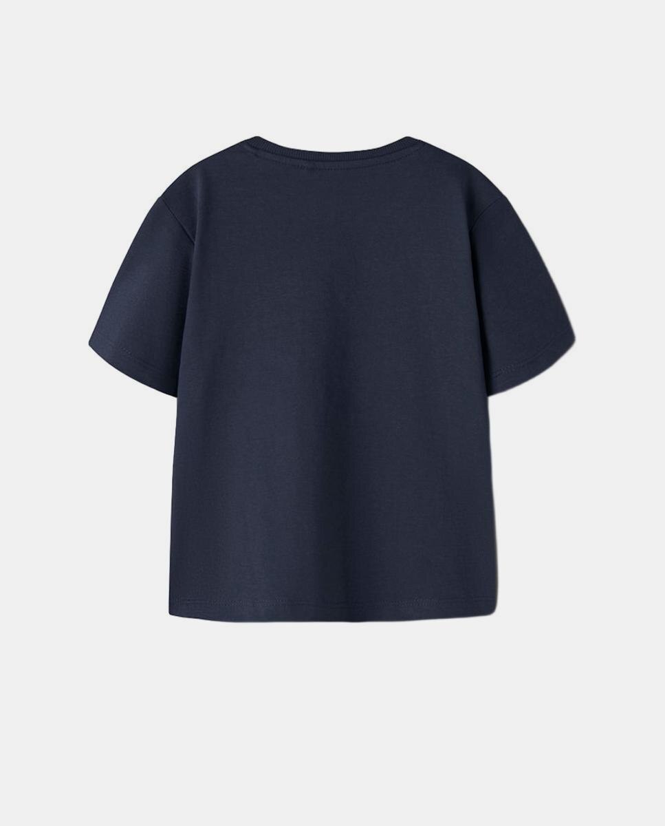 Camiseta de manga corta de niño - name it - Azul marino Azul marino-2