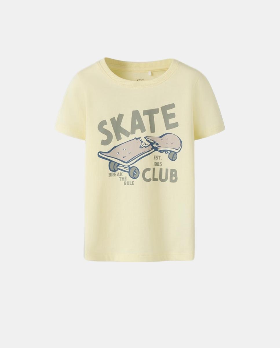 T-shirt com manga curta name it Amarelo-2