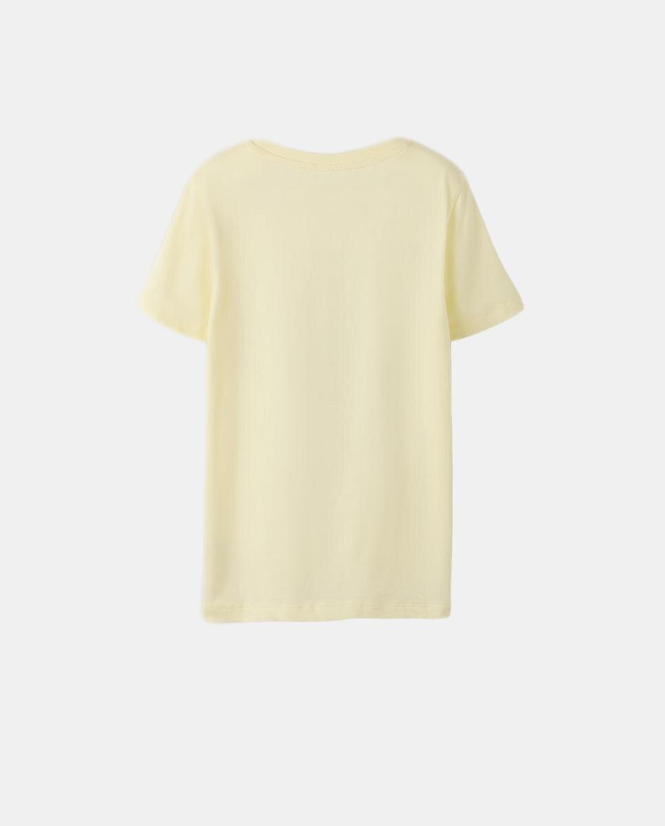 T-shirt com manga curta name it Amarelo-3