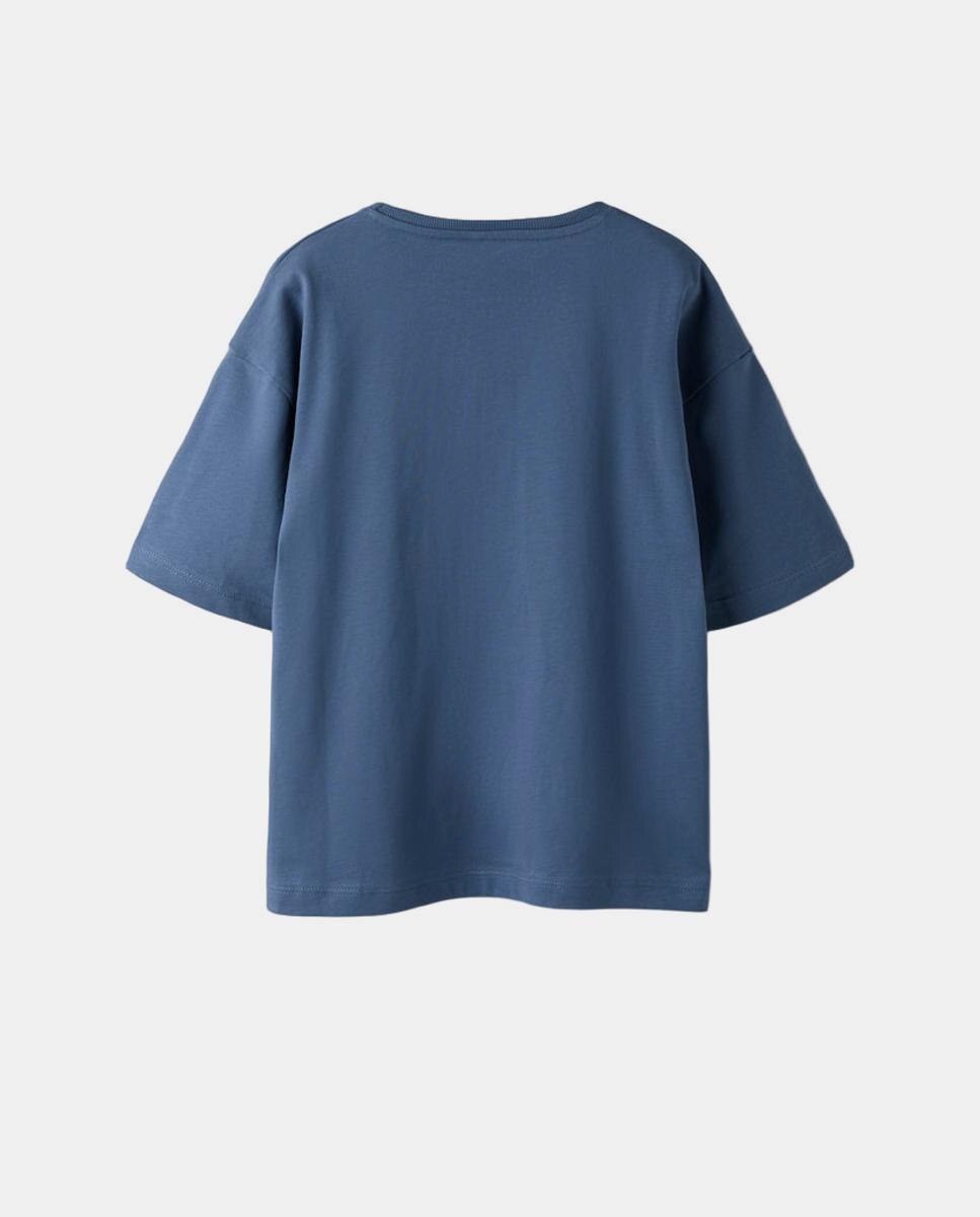 T-shirt com manga curta name it Azul-4