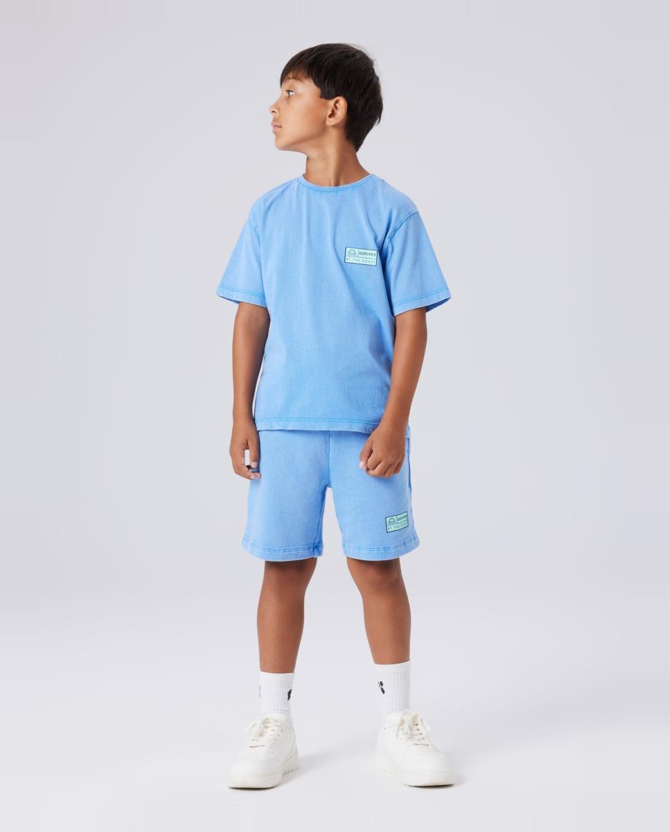 Camiseta de niño con detalle agua marina - name it - Azul Azul-2