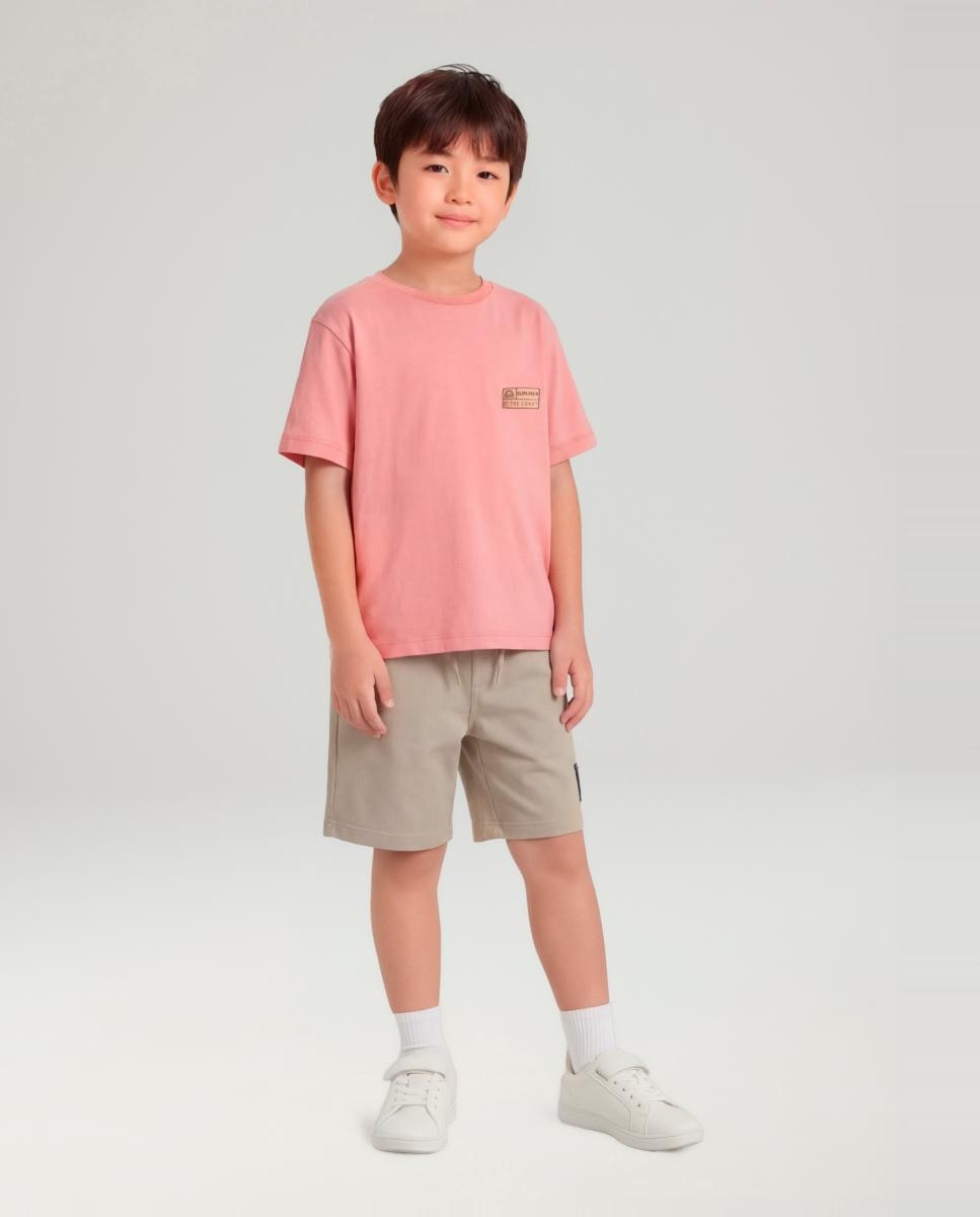 T-shirt de Criança com Pormenor Água-Marinha name it Laranja-2