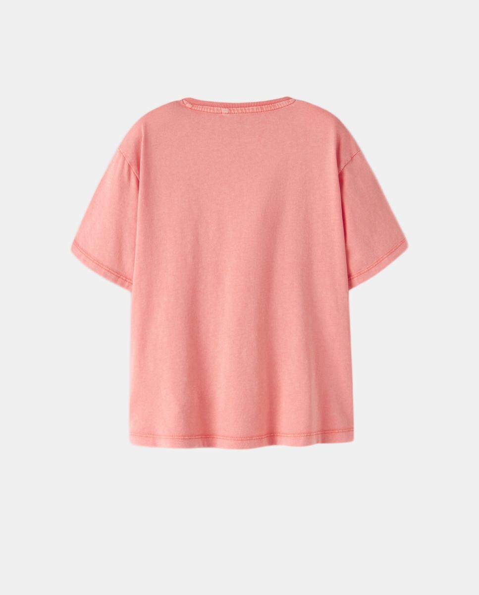 T-shirt de Criança com Pormenor Água-Marinha name it Laranja-4