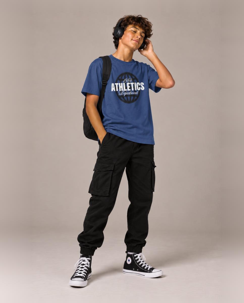 Camiseta manga corta de niño - name it - Azul Azul-1