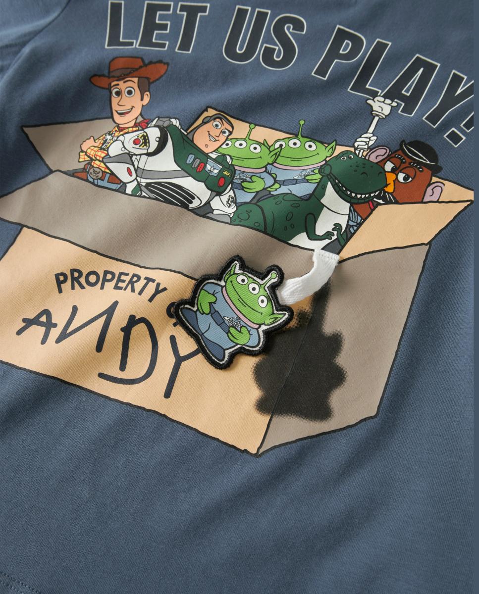 T-shirt Toy Story Azul-5