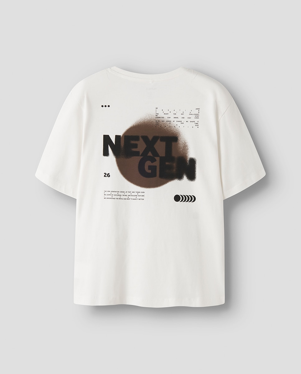Camiseta de manga corta de niño - name it - Blanco Blanco-3