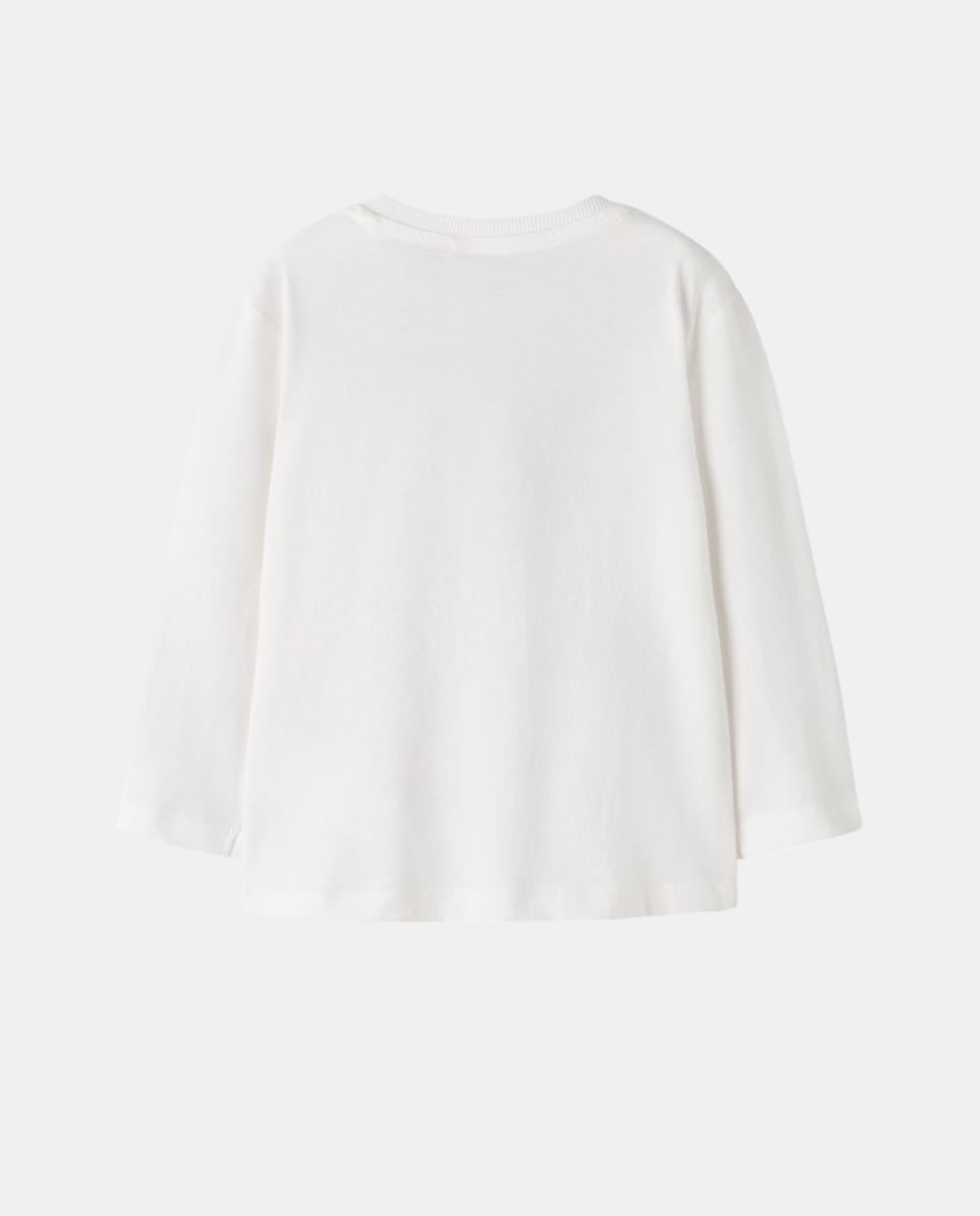 Camisola de manga comprida Branco-3