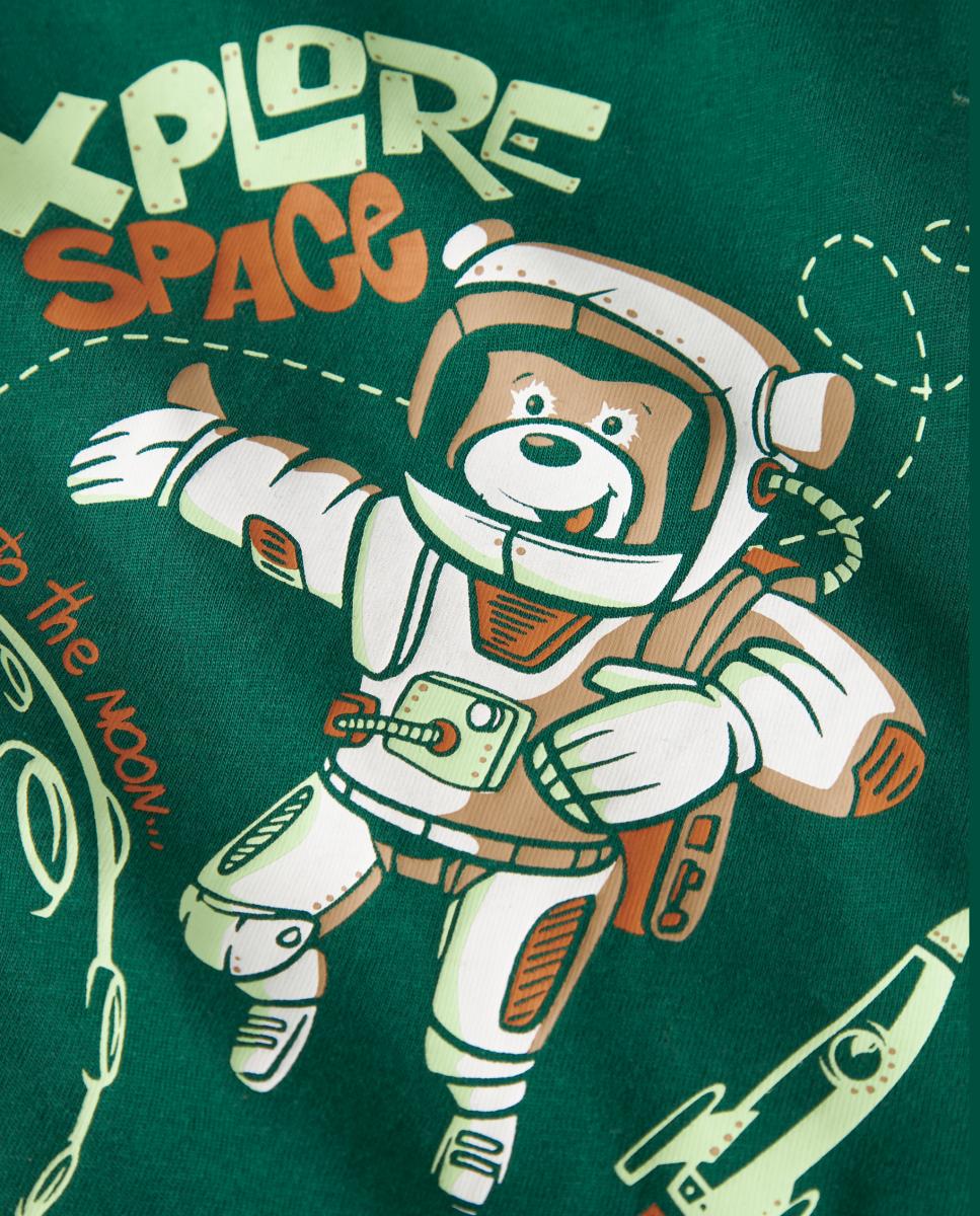 Camiseta de manga larga de niño - name it - Verde Verde-5