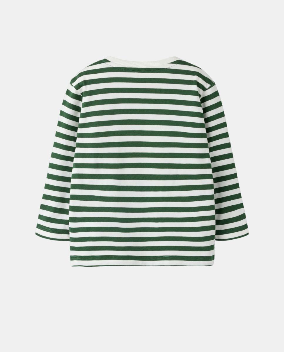 Camiseta de rayas de niño - name it - Verde Verde-2