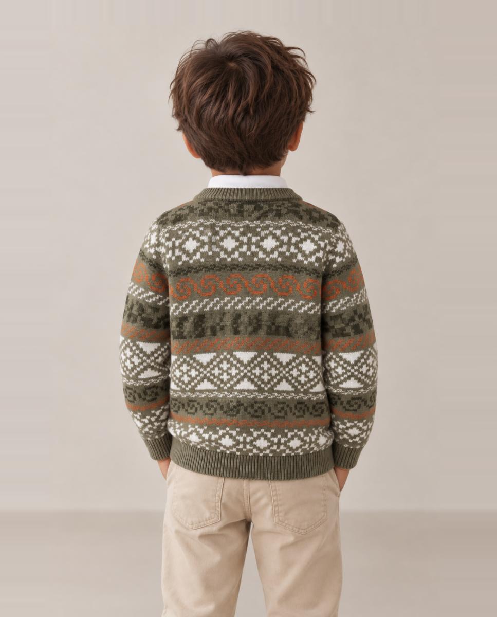Jersey jacquard de niño - name it - Verde Agua Verde Agua-2