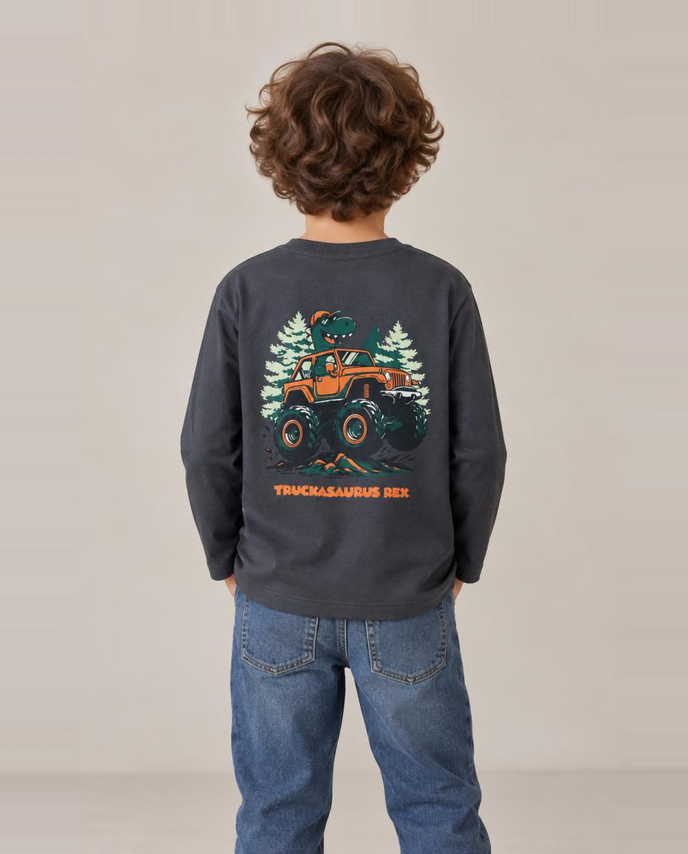 Camiseta de manga larga de niño - name it - Azul Azul-1