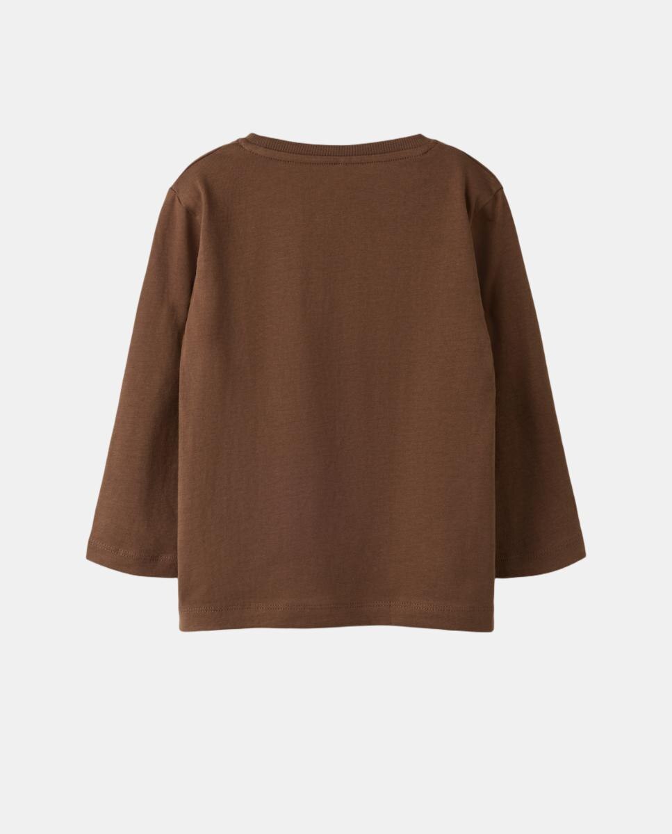 Camiseta de manga larga de niño - name it - Marrón oscuro Marrón oscuro-2