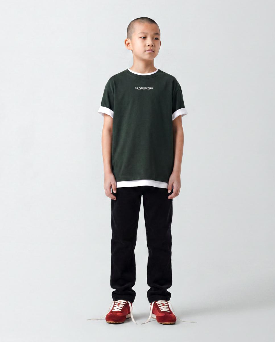 Camiseta de manga corta de niño - name it - Verde Verde-2