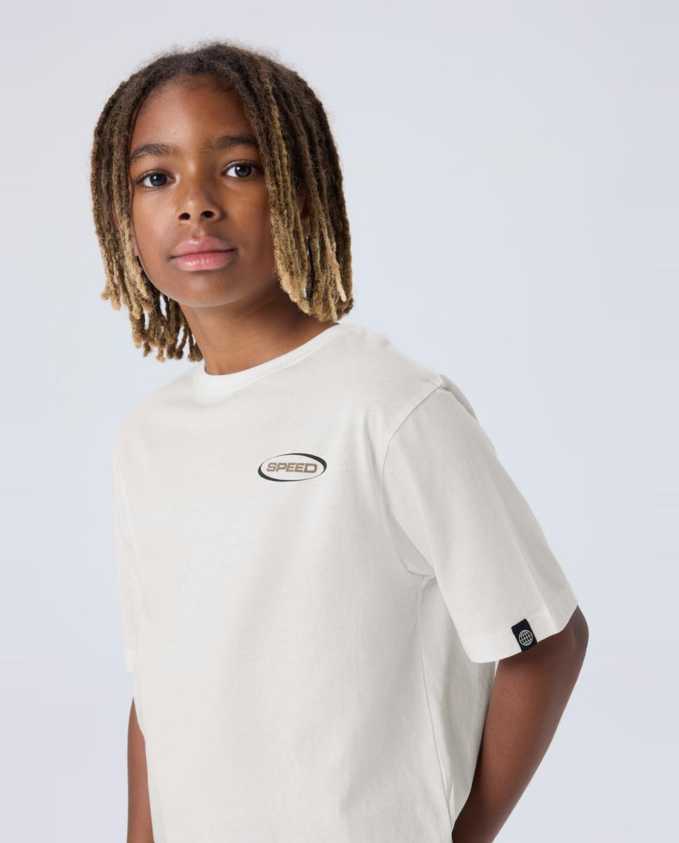 Camiseta de manga corta de niño - name it - Blanco Blanco-1