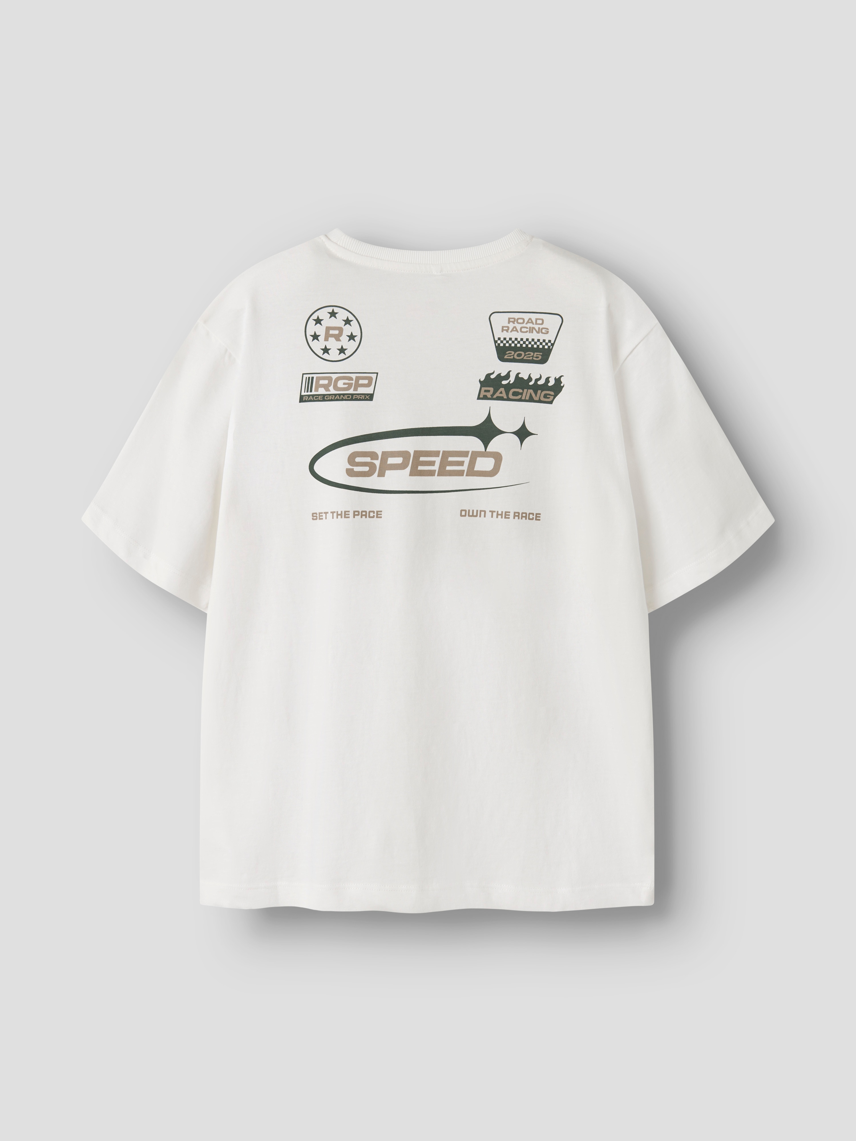 T-shirt com manga curta Branco-2