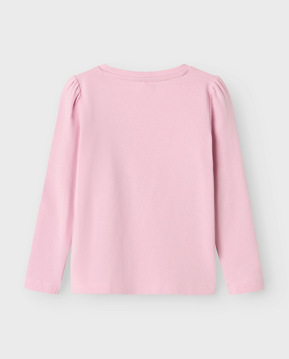 Camisola de manga comprida Rosa-2