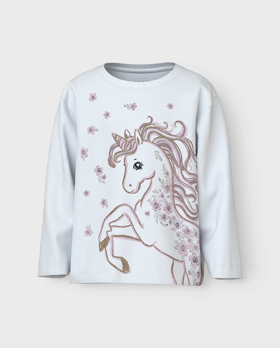 Camisola de manga comprida name it Branco-1