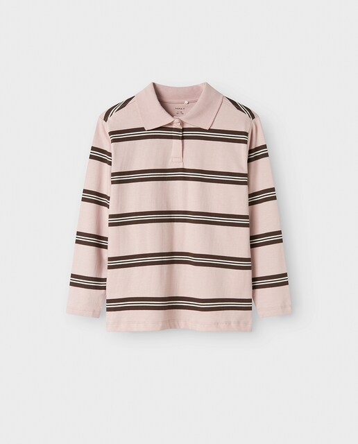 Imagen 0 de Polo de niña de rayas bicolor