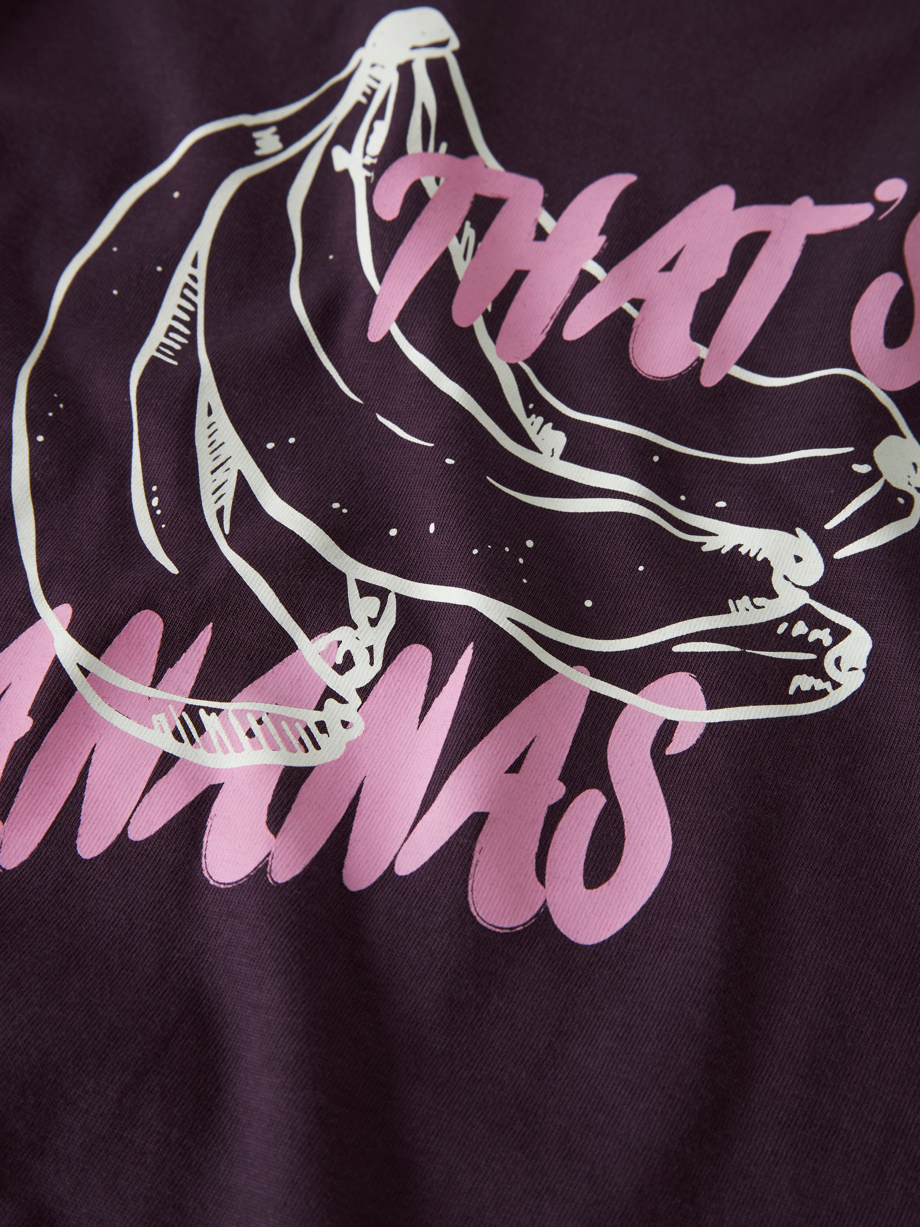 T-shirt de Manga Curta Roxo-3