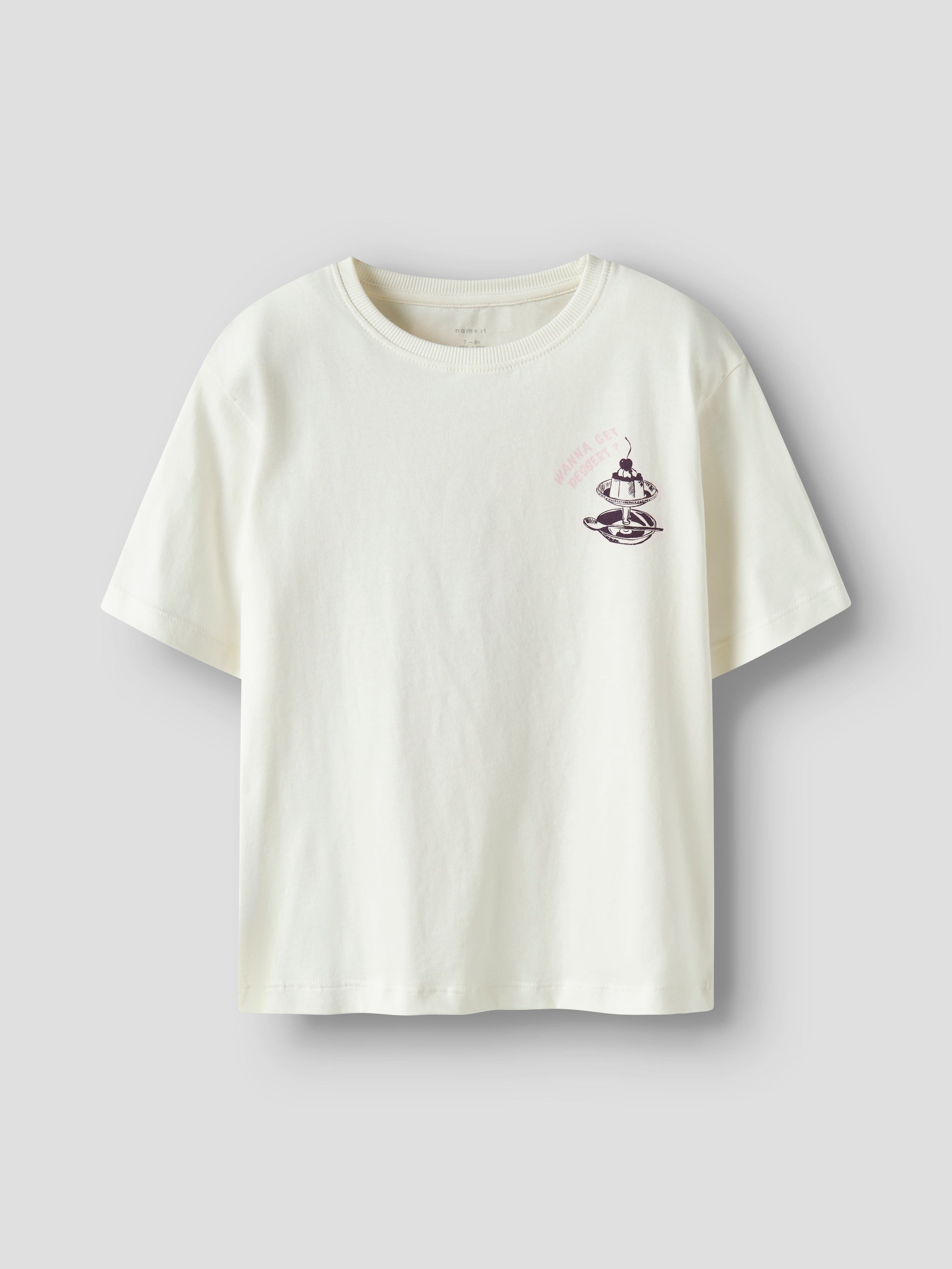 T-shirt de Manga Curta Branco-3