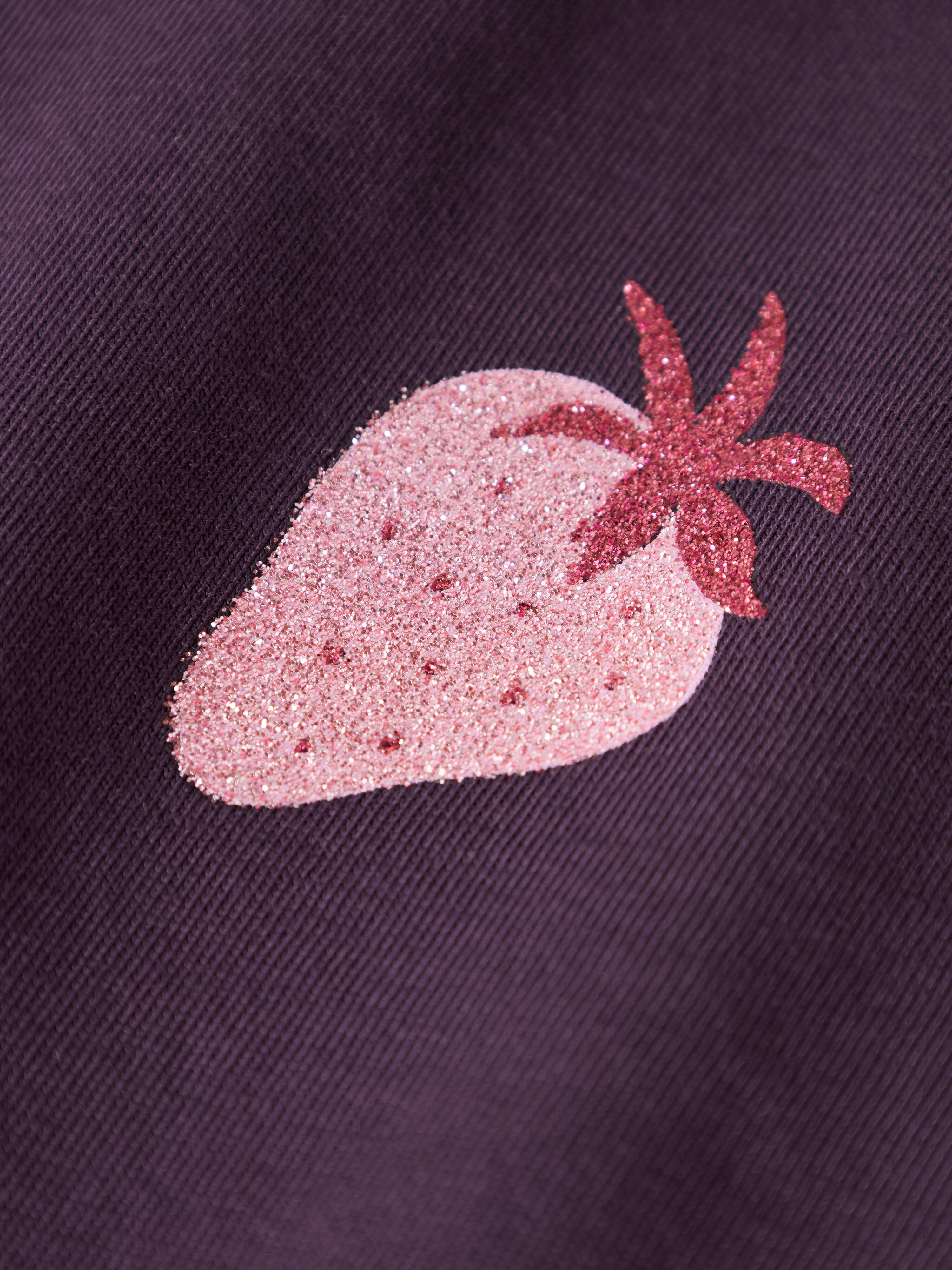 Camiseta de manga corta de niña - name it - Morado Morado-5