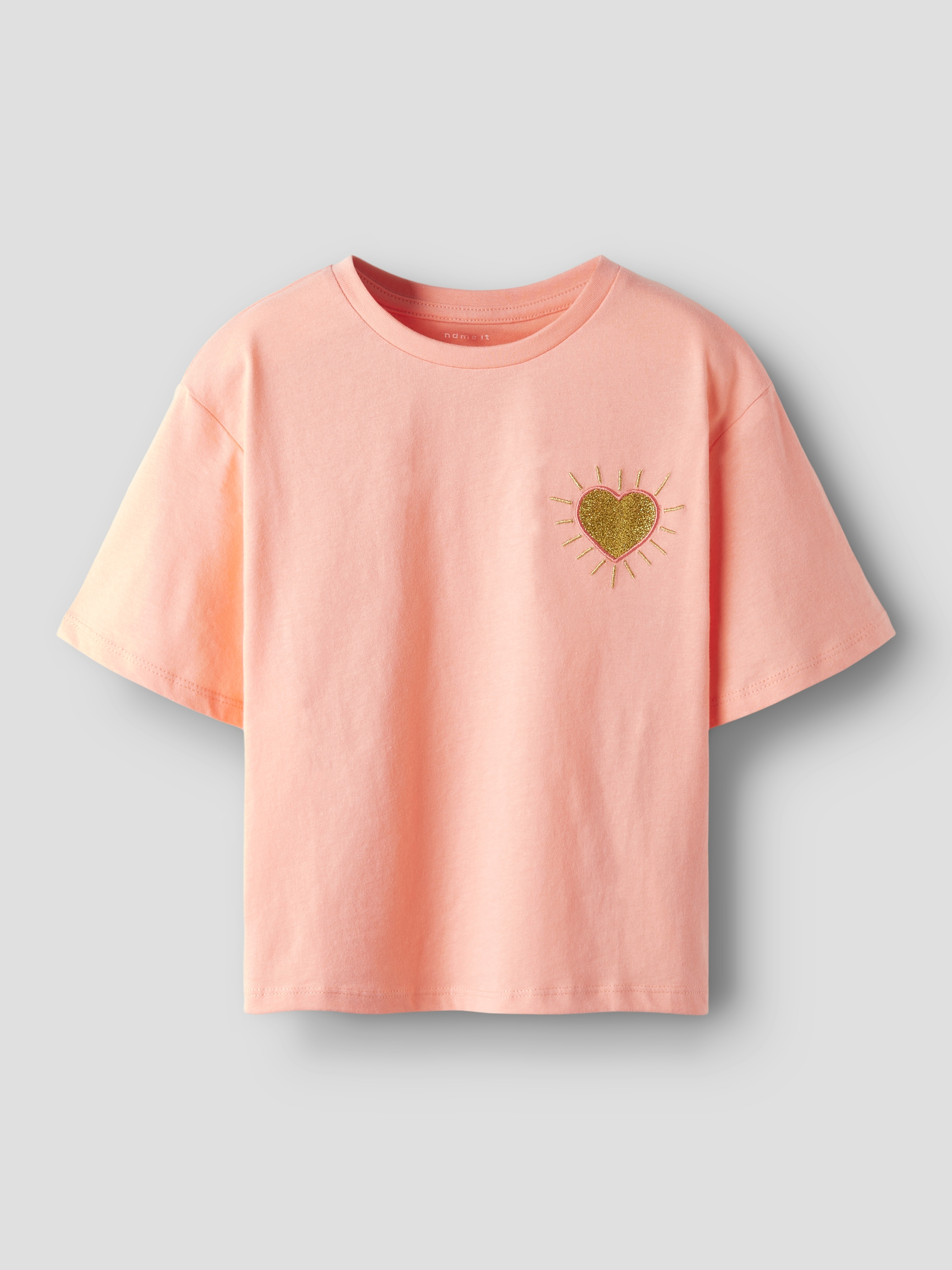 Camiseta de manga corta de niña - name it - Coral Coral-2