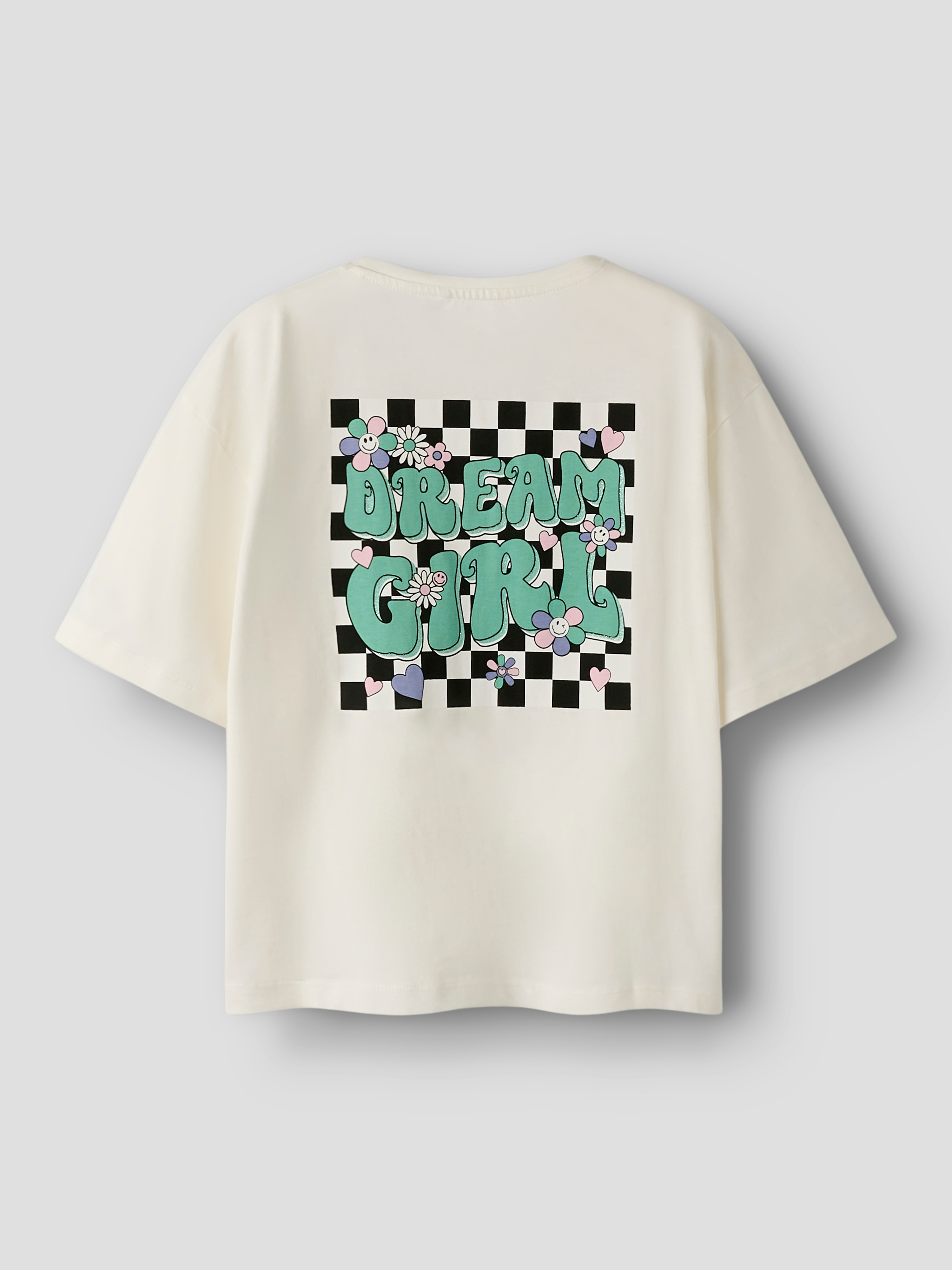 Camiseta de manga corta de niña - name it - Blanco Blanco-4