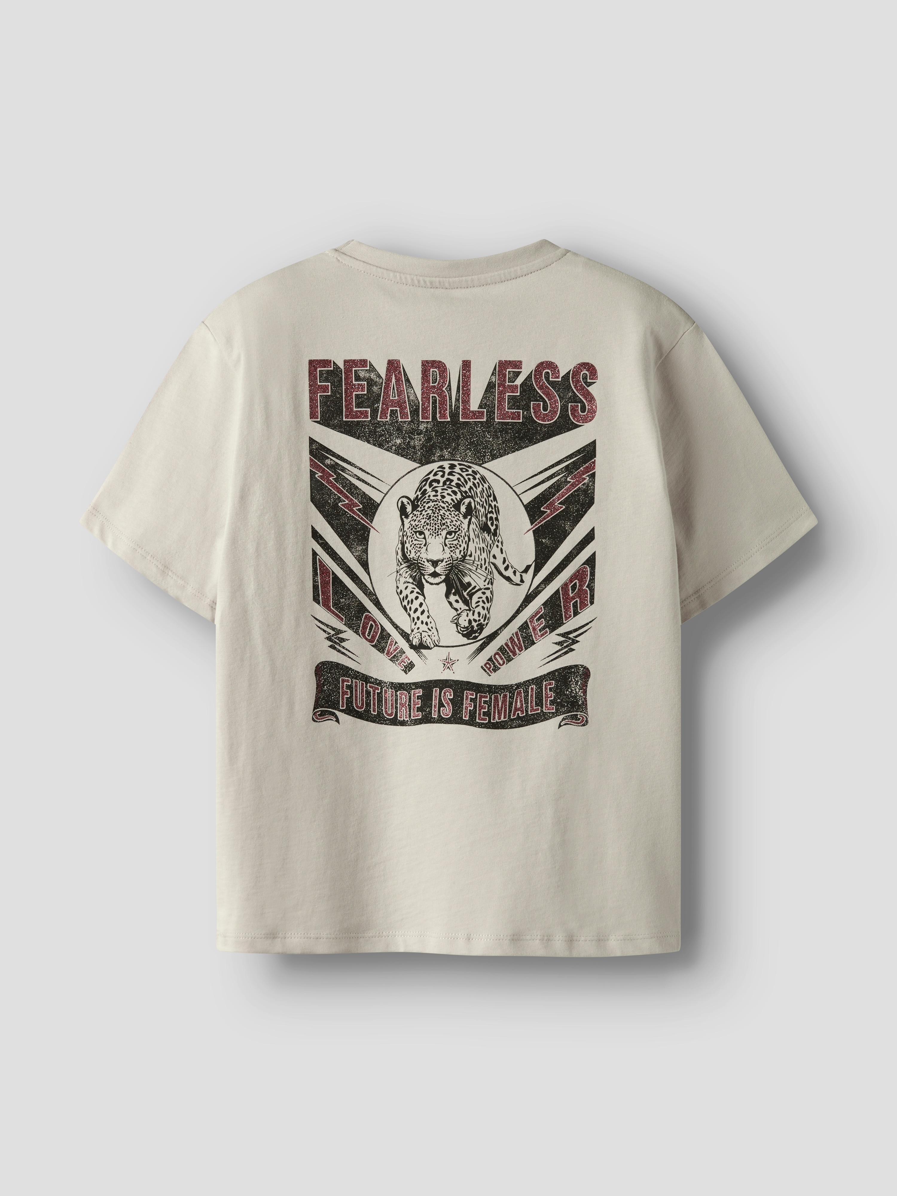 Camiseta manga corta de niña - name it - Beige Beige-4