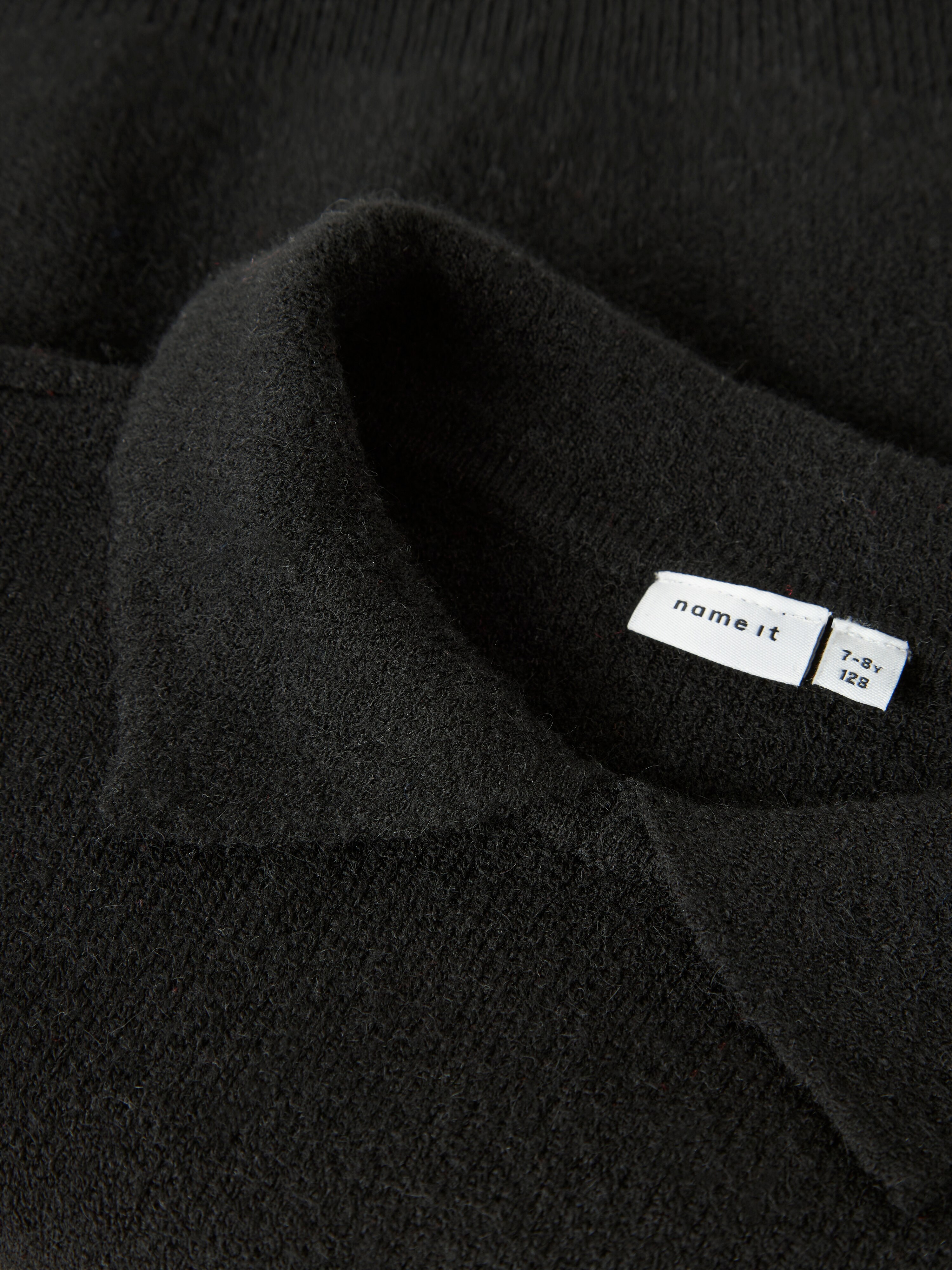 Polo de punto niña con cuello - name it - Negro Negro-6