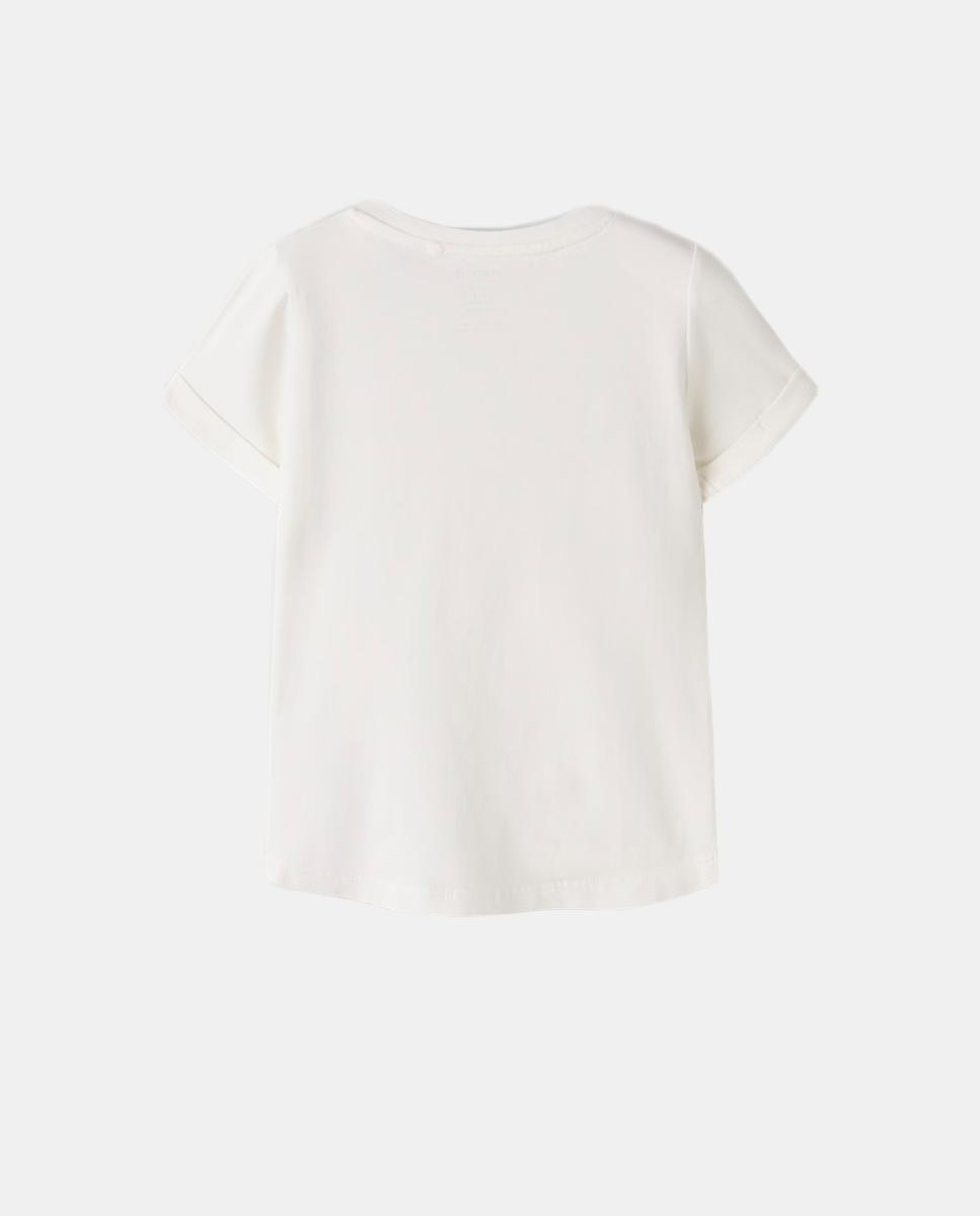 Camiseta de manga corta de niña - name it - Blanco Blanco-2
