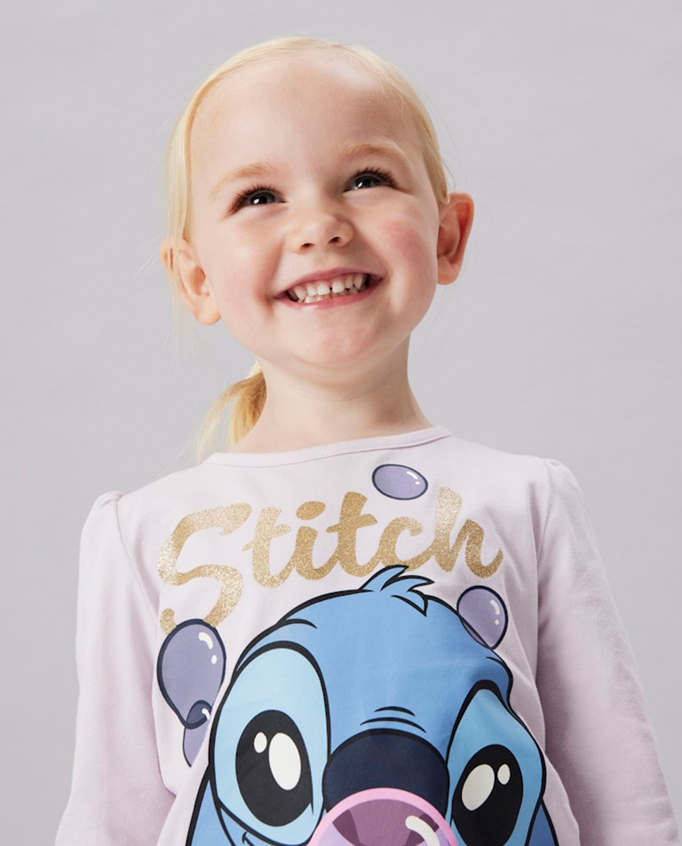Camiseta de Stitch de niña - name it - Lila Lila-2