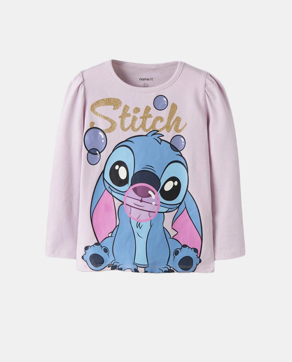 Camiseta de Stitch de niña - name it - Lila Lila-3