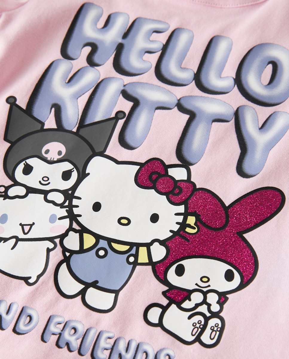 T-shirt Hello Kitty name it Rosa-3