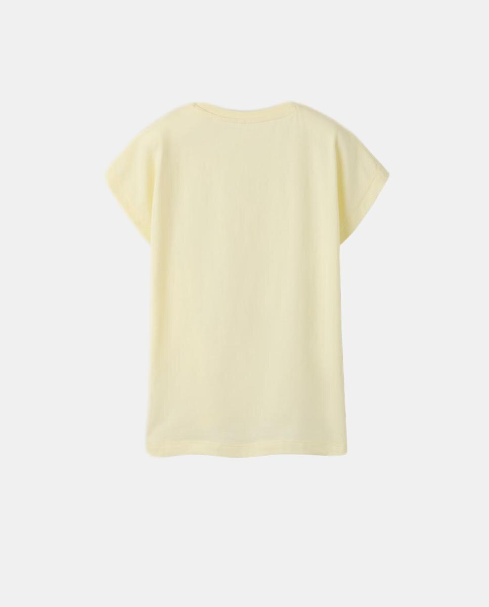 Camiseta de manga corta de niña - name it - Amarillo Amarillo-3