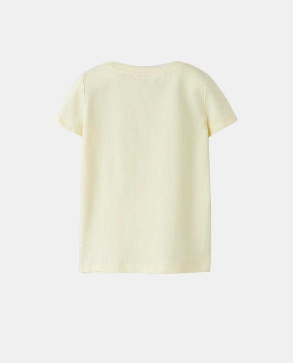 T-shirt de manga curta name it Amarelo-2