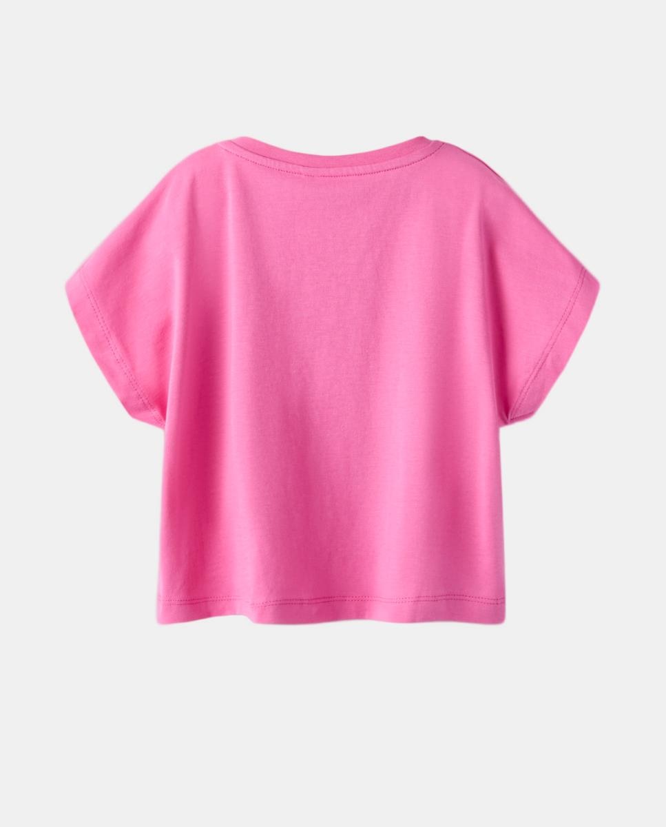 T-shirt Crop Top de Criança name it Rosa-4