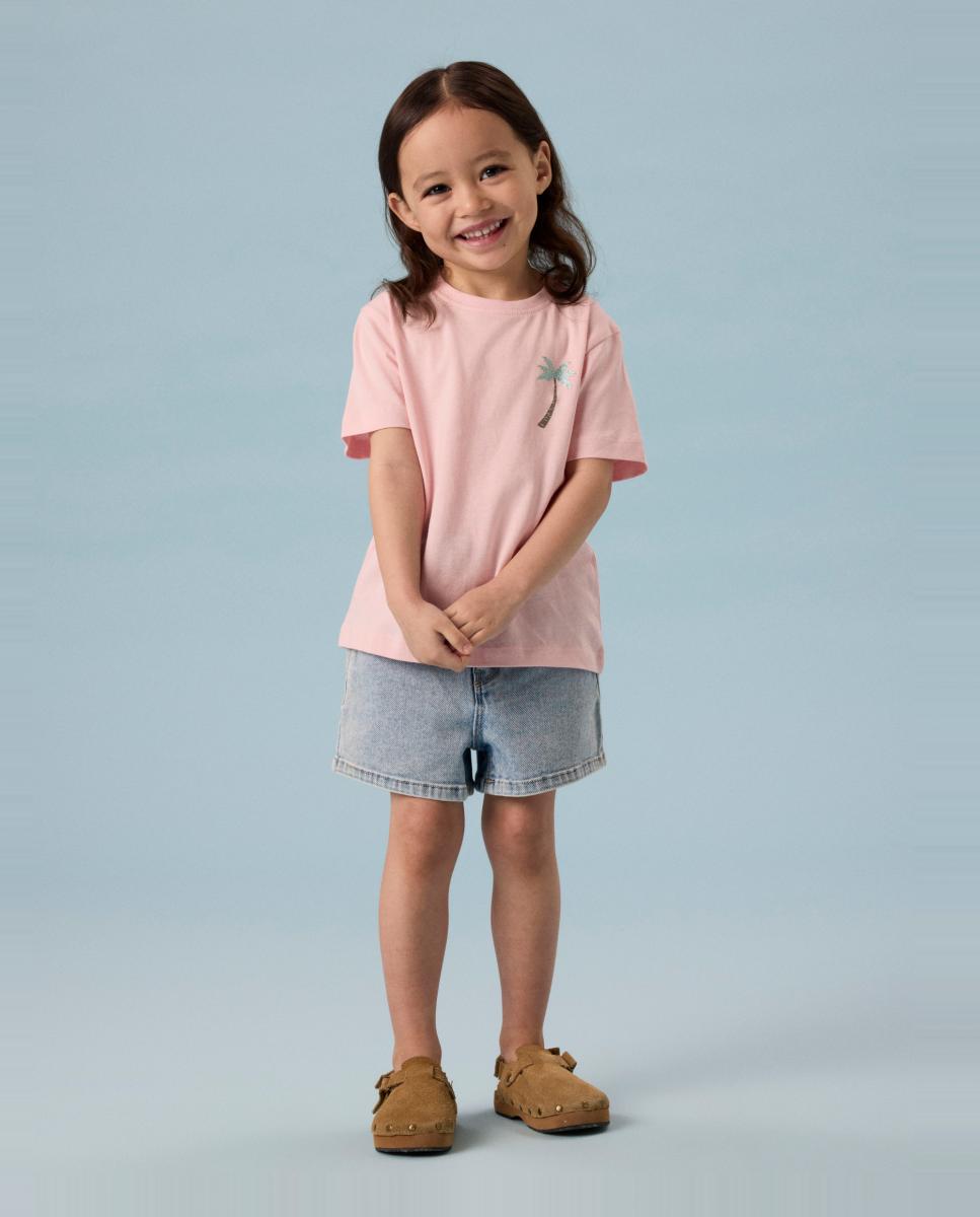 T-shirt de Manga Curta name it Rosa-3