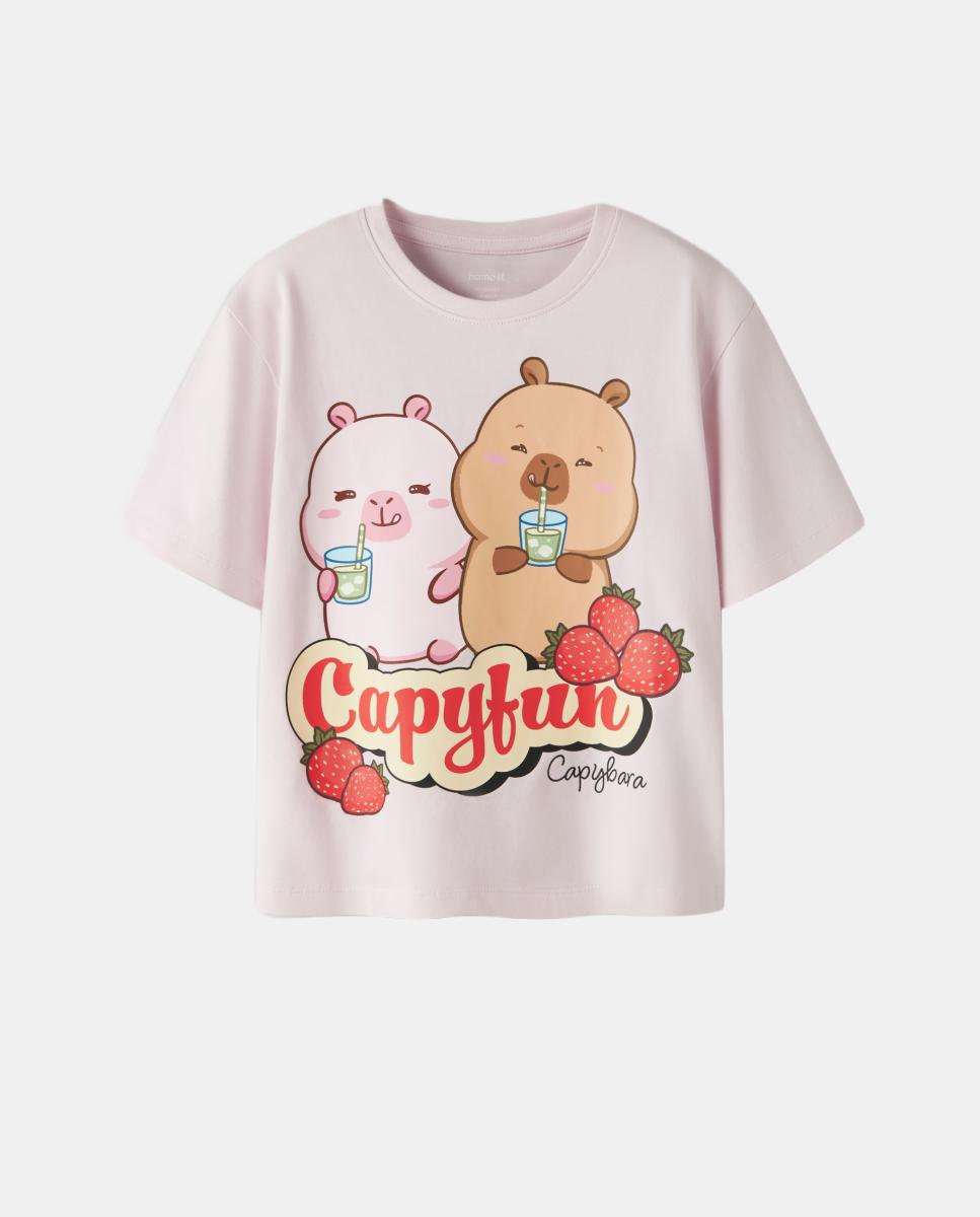 Imagem 0 de T-shirt de Manga Curta Capivara
