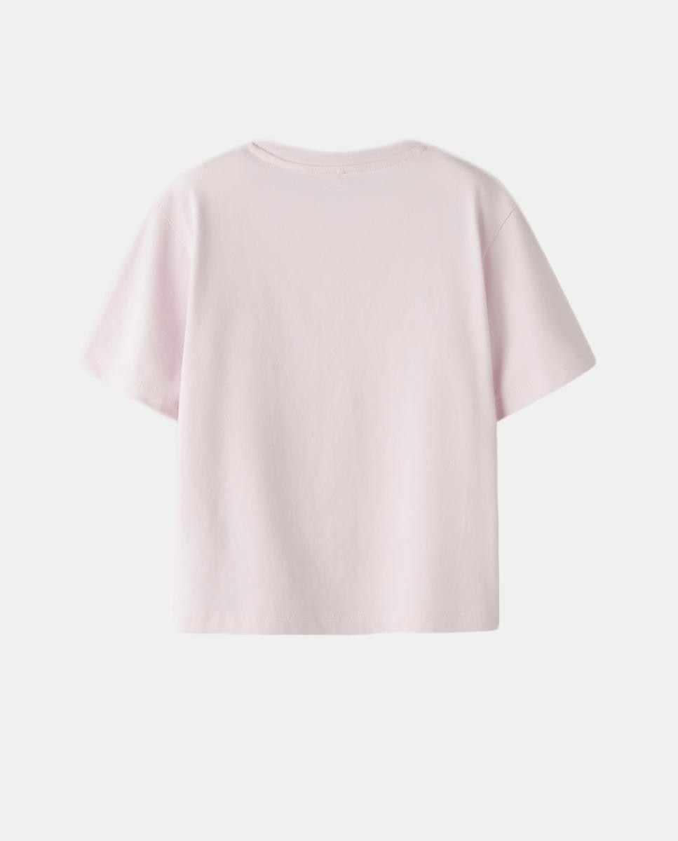 T-shirt de Manga Curta Capivara name it Rosa-2