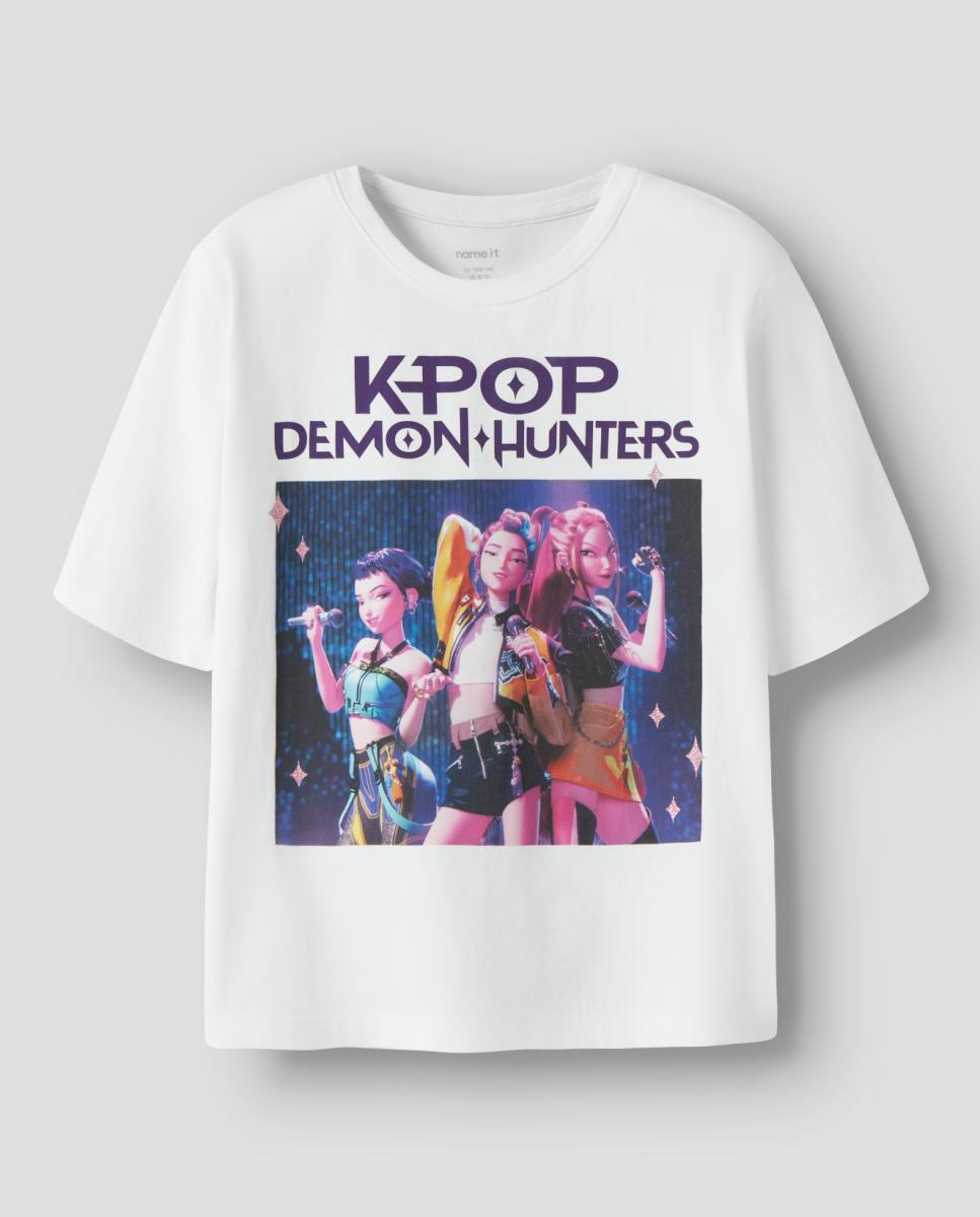T-shirt Kpop name it Branco-4