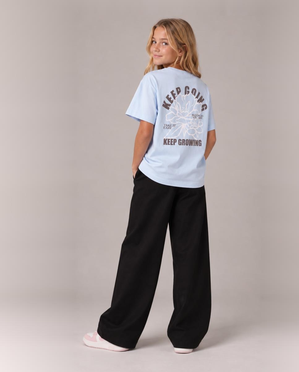 Camiseta manga corta de niña - name it - Azul Azul-1