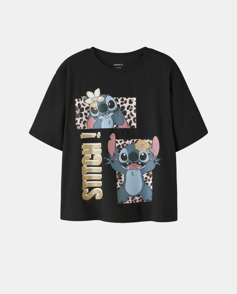 Imagem 0 de T-shirt Stitch com Manga Curta